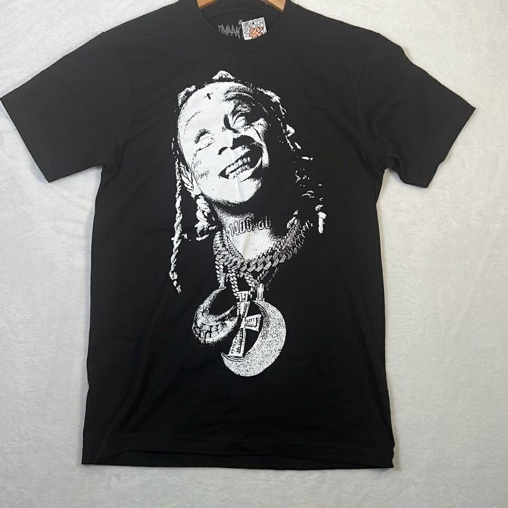 Trippie‎ Redd portrait black & white short sleeve cotton T-shirt NWT-Men -small